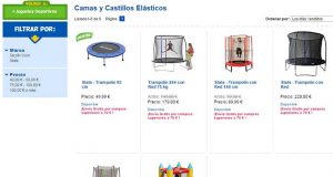 Ofertas CAMAS ELÁSTICAS toysrus