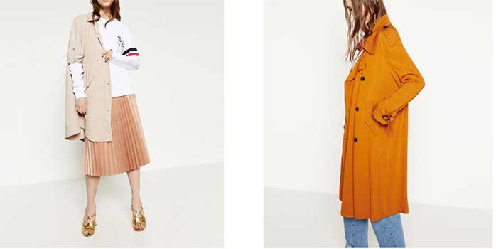 Trench Coat Noir Zara - Taille 40 - Effet Cuir - Neuf Sans étiquette - Valeur 69€