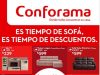 Descuentos CONFORAMA–Muebles “Tiempo de sofás”