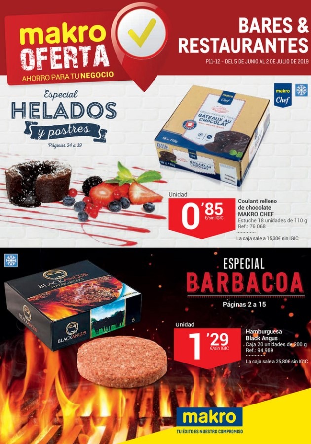 Catálogo MAKRO – Especial Helados y Barbacoa
