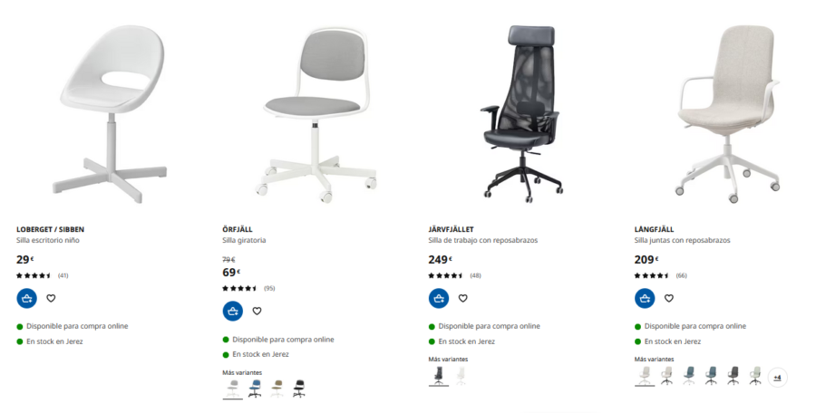 Sillas de Escritorio Compra Online IKEA — Mozilla Firefox 000821 2023 02 05 22 10 11 - 2023 - Sillas para escritorios IKEA | Precios y opciones
